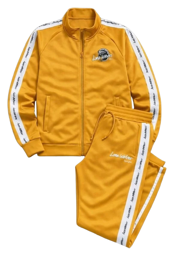 Saints Gold LONE WOLF premium Track Suit